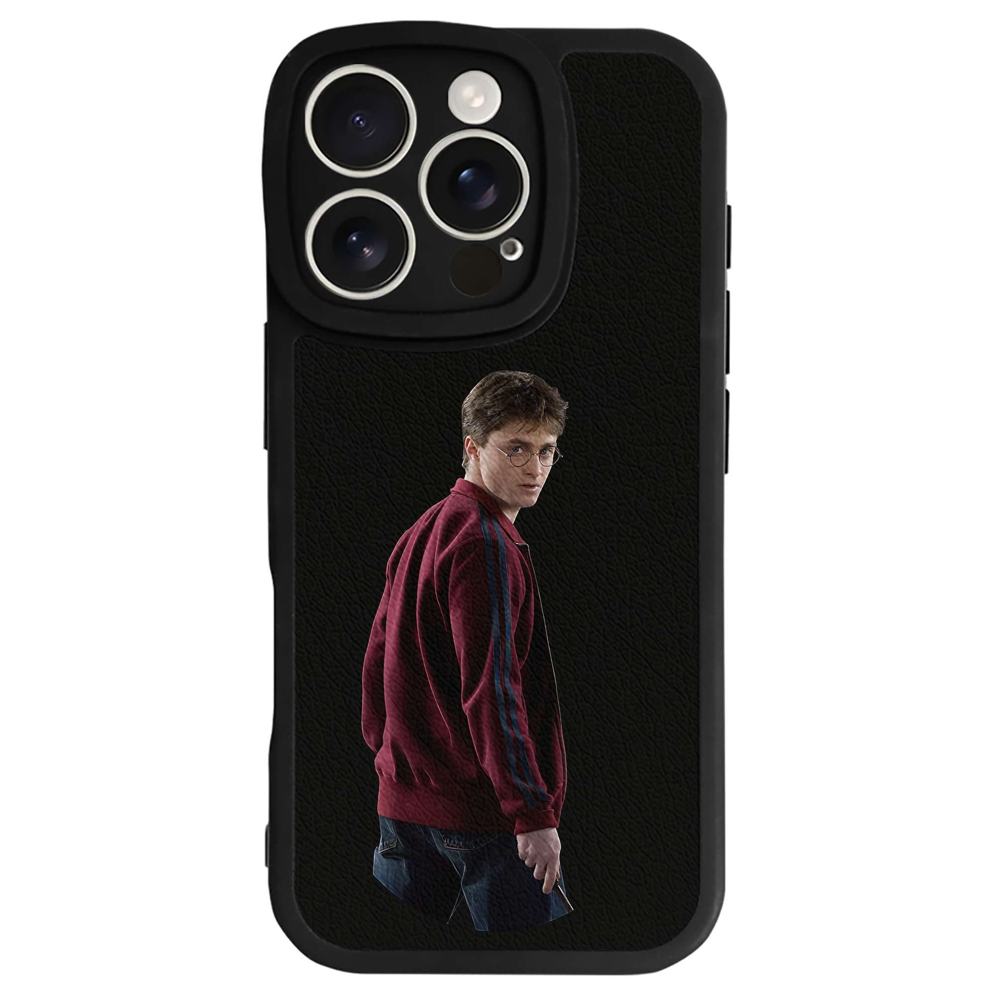 （画像用） Harry Potter ハリー・ポッターシリーズ 【iPhone 16シリーズ対応】シリコンスマホケース（レザー調） 材質：シリコン